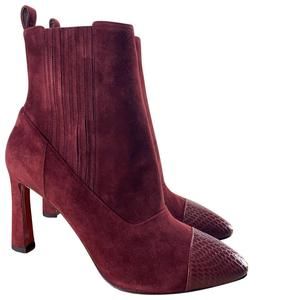 Me in the 90s Snakeskin Tanin Burgundy embossed abstract 85mm d712